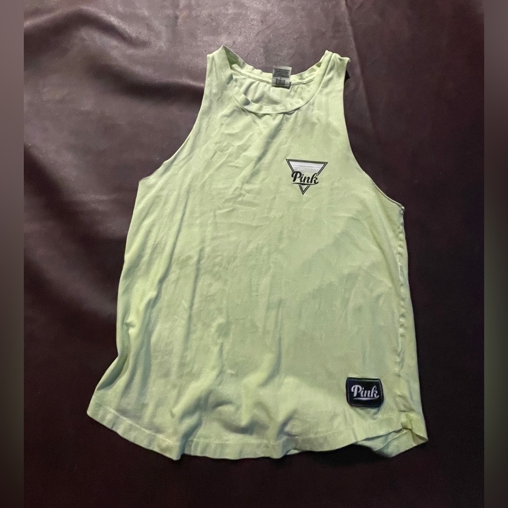 Neon yellow Nike workout tank top